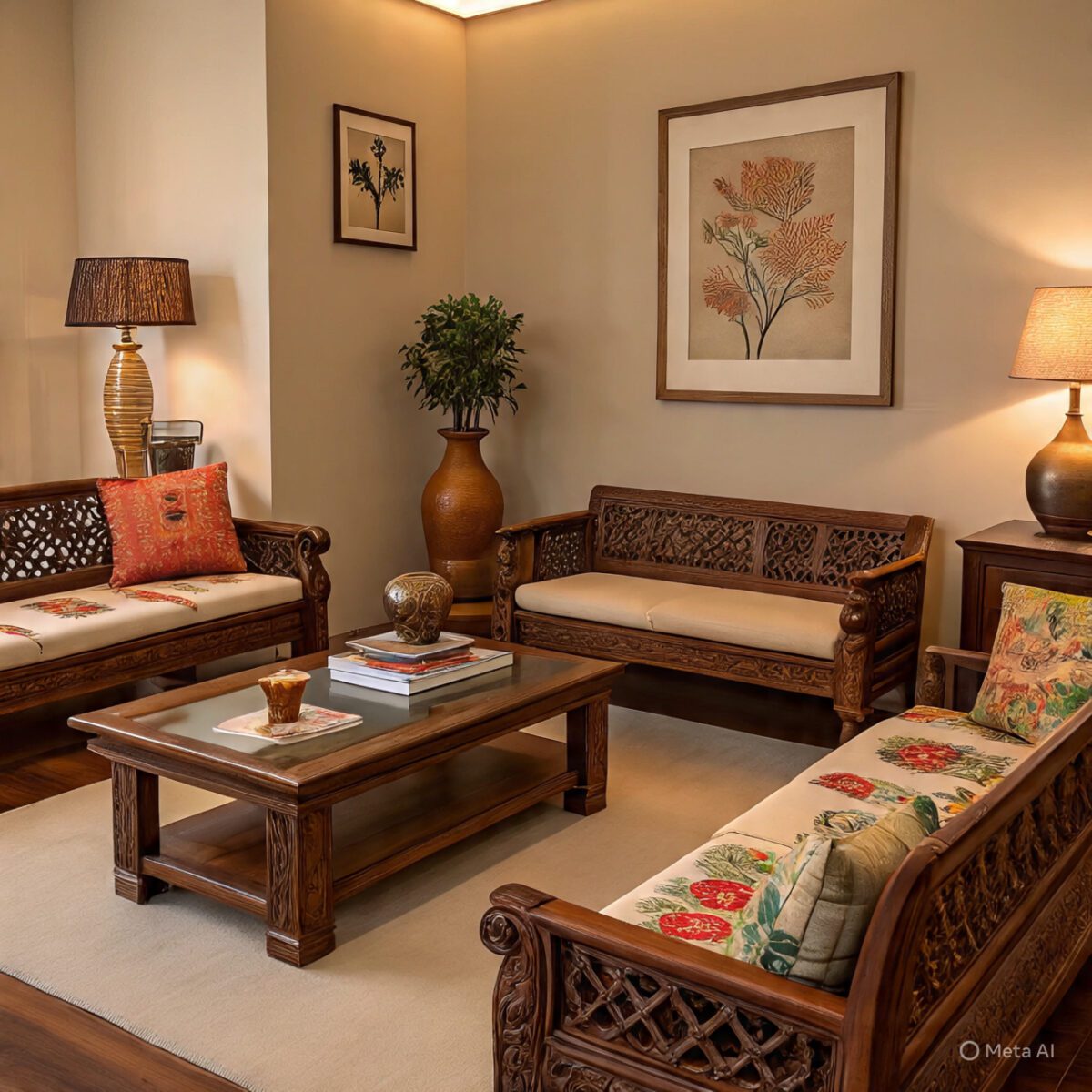 traditional Bengali interior design in Kolkata
