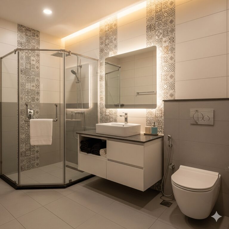 Interior Design Cost in Kolkata for bathroom