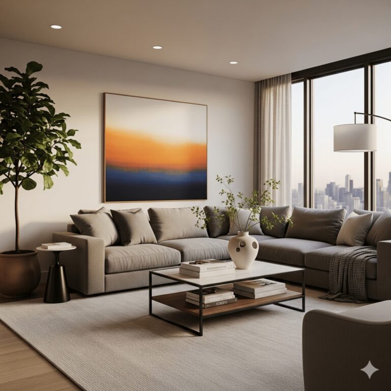 living room in 3BHK Interior Design Cost in Kolkata