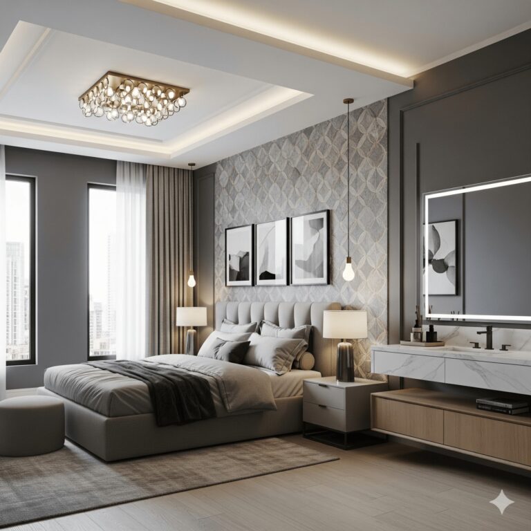 luxury bedroom Interior Design Cost in Kolkata