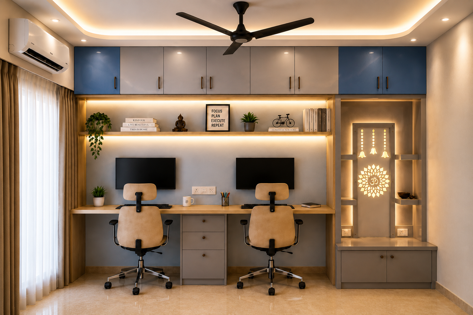 Modern residential interior design in Rajarhat Kolkata