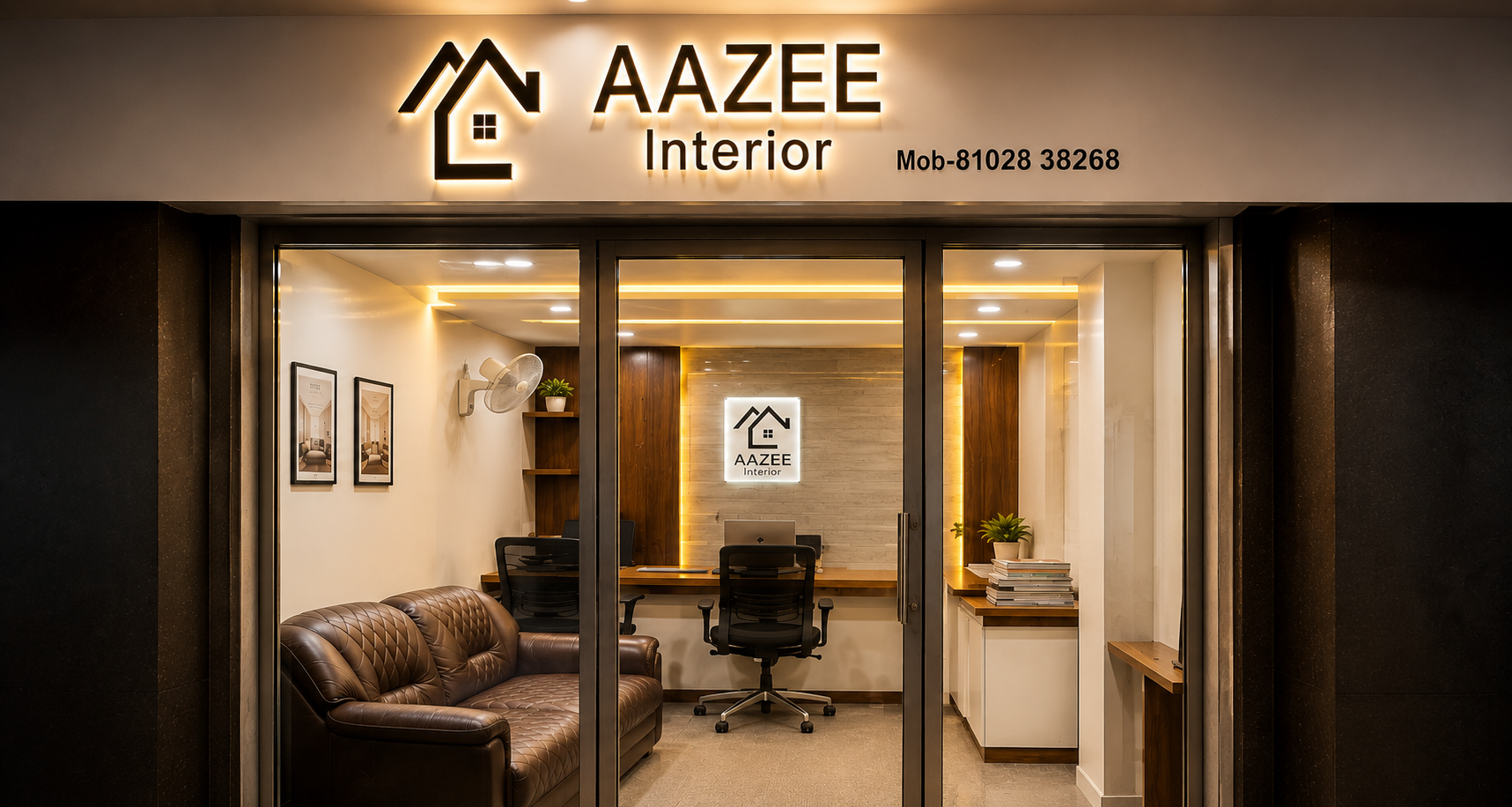 Interior design project by Aazee Interior in New Town Kolkata