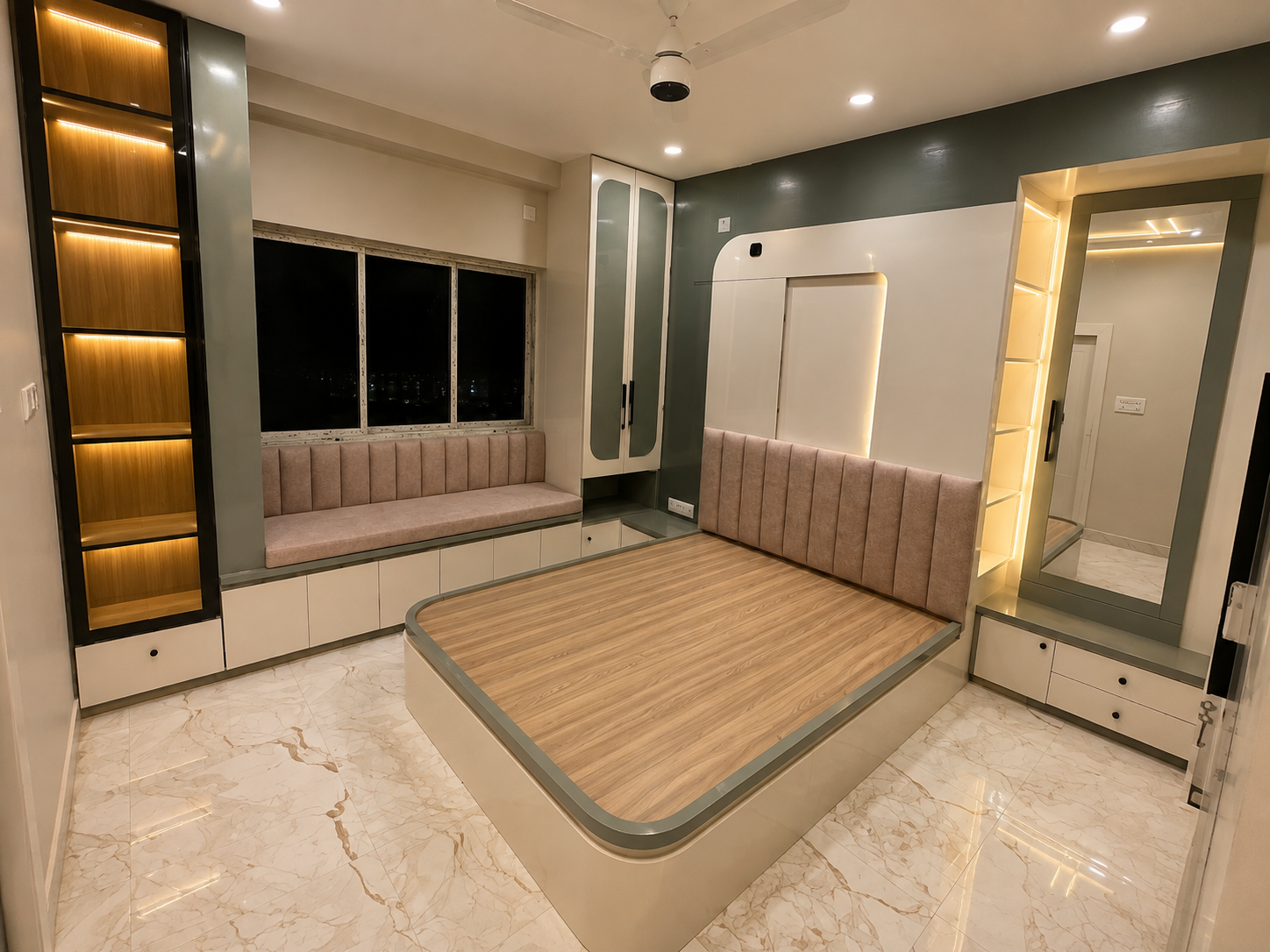 Aazee Interior residential interior project in New Town